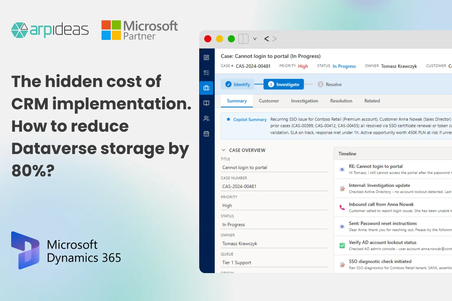 Hidden CRM Costs: Reduce Dataverse Storage by 80%