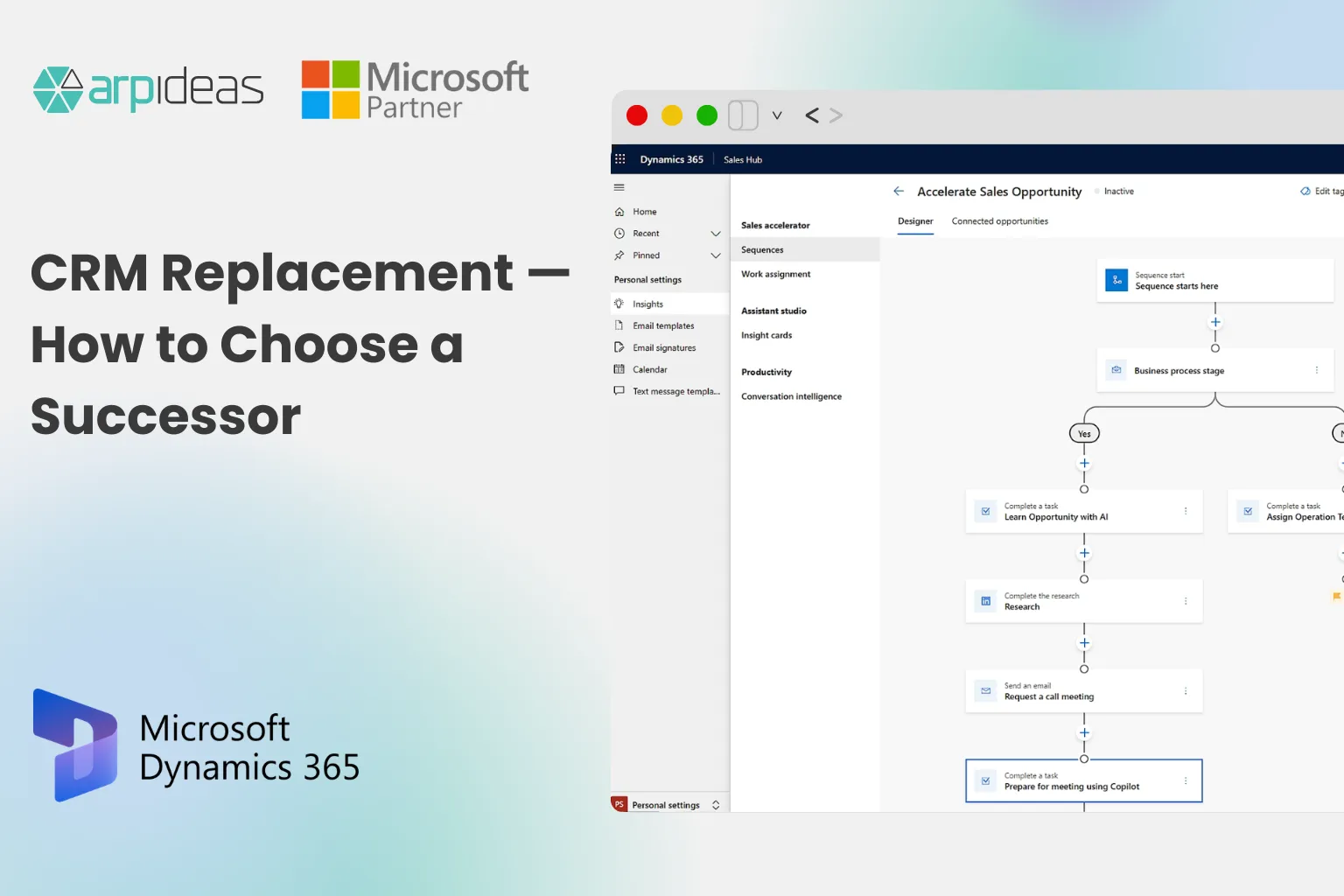 Decision framework for CRM system replacement — comparing Dynamics 365, Salesforce and HubSpot for B2B organisations