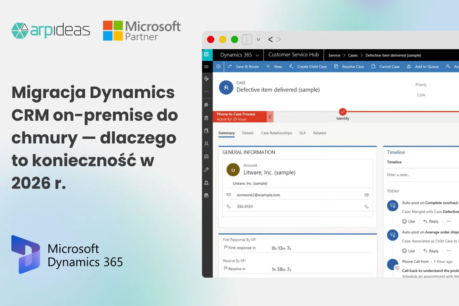 Migracja Dynamics CRM on-premise do chmury — dlaczego to konieczność w 2026 r.
