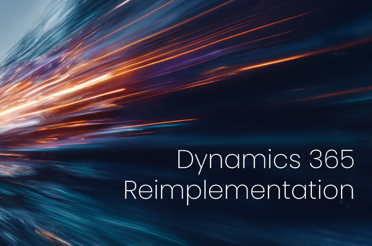 Dynamics 365 system reimplementation